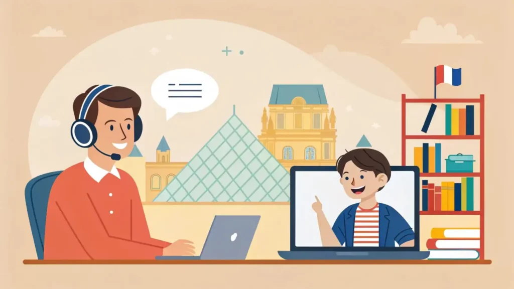 مدرس لغة فرنسية في الرحاب حضوري وأونلاين